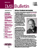 IMS Bulletin 47(1) cover image