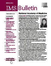 IMS Bulletin 48(1) cover image