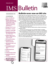 IMS Bulletin 48(7) cover image