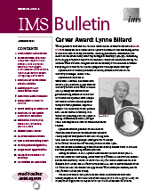 IMS Bulletin 49(4) cover image