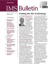 IMS Bulletin 31(3) cover image
