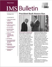 IMS Bulletin 31(4) cover image