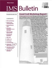 IMS Bulletin 31(6) cover image