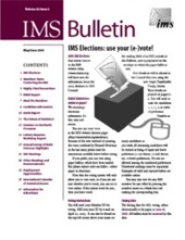 IMS Bulletin 32(3) cover image