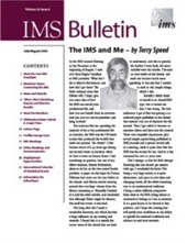 IMS Bulletin 32(4) cover image