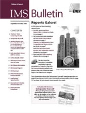 IMS Bulletin 32(5) cover image