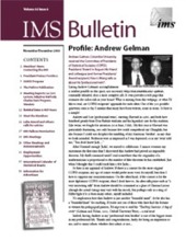 IMS Bulletin 32(6) cover image