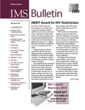 IMS Bulletin 33(3) cover image