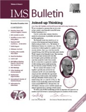 IMS Bulletin 33(6) cover image