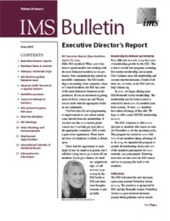 IMS Bulletin 34(5) cover image