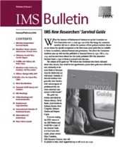 IMS Bulletin 35(1) cover image