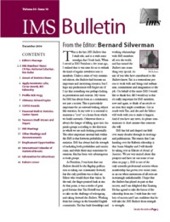 IMS Bulletin 35(10) cover image