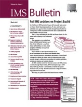 IMS Bulletin 36(2) cover image