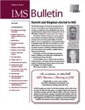 IMS Bulletin 36(5) cover image