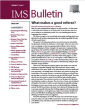IMS Bulletin 37(2) cover image