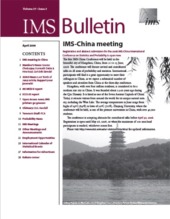 IMS Bulletin 37(3) cover image
