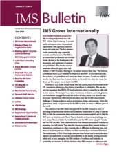 IMS Bulletin 37(5) cover image