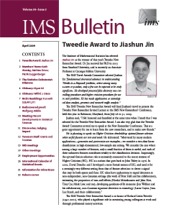 IMS Bulletin 38(3) cover image