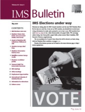 IMS Bulletin 38(4) cover image
