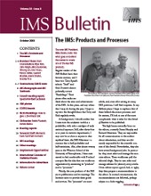 IMS Bulletin 38(8) cover image
