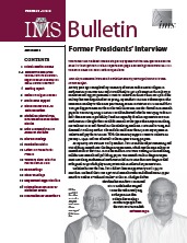 IMS Bulletin 39(2) cover image
