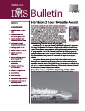 IMS Bulletin 39(3) cover image