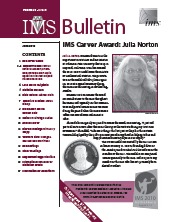 IMS Bulletin 39(5) cover image