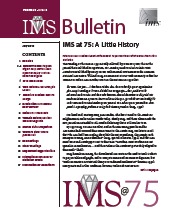IMS Bulletin 39(6) cover image