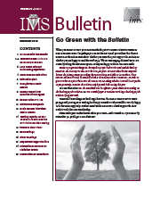 IMS Bulletin 39(9) cover image
