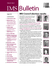 IMS Bulletin 42(5) cover image
