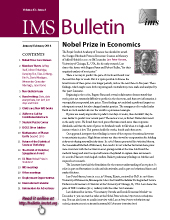 IMS Bulletin 43(1) cover image
