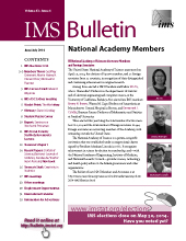 IMS Bulletin 43(4) cover image
