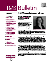 IMS Bulletin 46(3) cover image