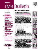 IMS Bulletin 46(5) cover image