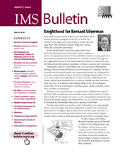 IMS Bulletin 47(2) cover image