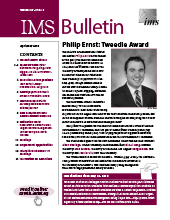 IMS Bulletin 47(3) cover image