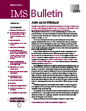 IMS Bulletin 47(4) cover image