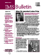 IMS Bulletin 48(6) cover image